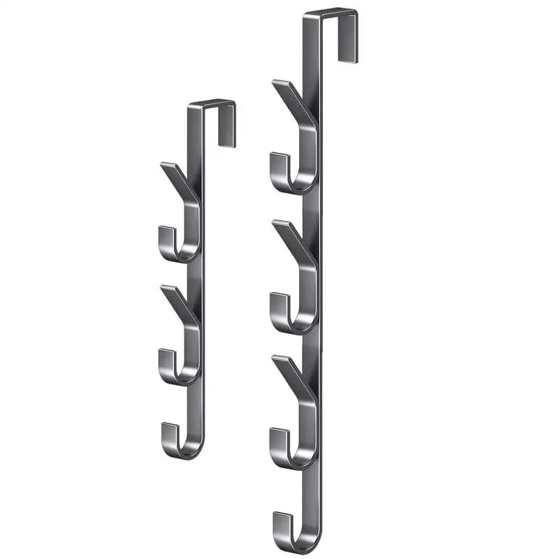 Stainless Steel Door Hangers, Robust and Versatile, for Home Organization and Storage