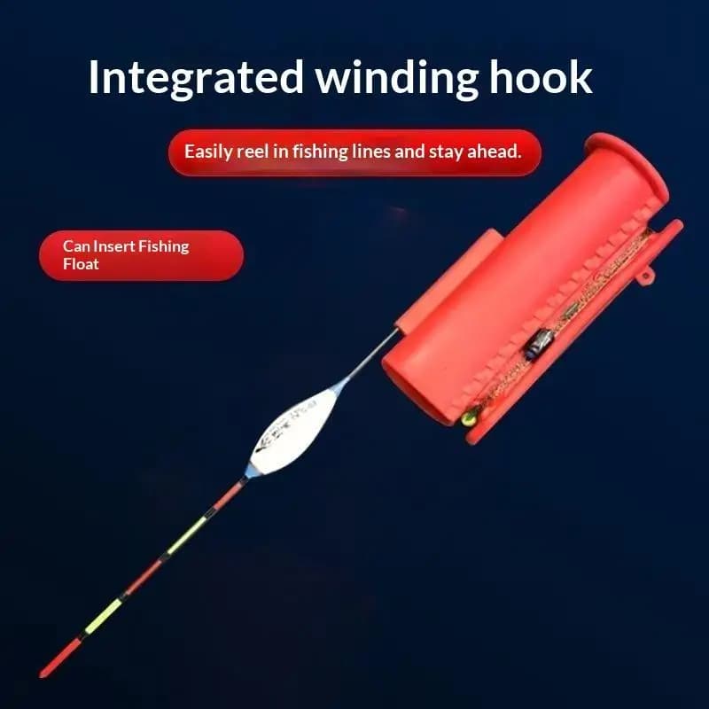 5Pcs High Elasticity Fishing Rod Plug Line Winder Set Red Durable Wire Holder for Freshwater and Saltwater Use