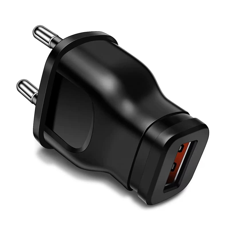 Adattatore di alimentazione USB 5V/1A Caricatore universale per telefono cellulare da viaggio per iPhone Samsung Xiaomi Redmi Realme Spina di ricarica a muro con spina US/EU