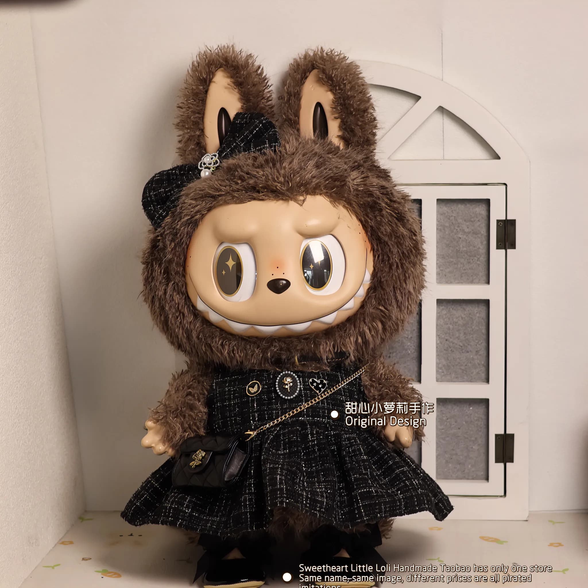 Nuovo Originale Costume per Bambola Big Chief da 58cm, Abito Zimomo Sunny Rainy Angel, Accessori per Bambole di Peluche