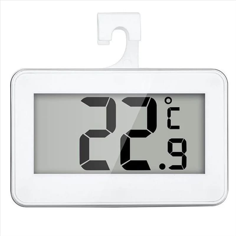 B89B-termometer for refrigerator and freezer, 2 pack, LCD display for precise temperature measurement of the refrigerator