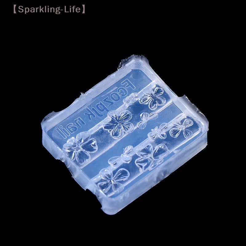 【JYA1】 Stampo in silicone per unghie con fiori di ibisco Hawaii 3D, design floreale con petali, stampi in resina, modello per intaglio di nail art, manicure
