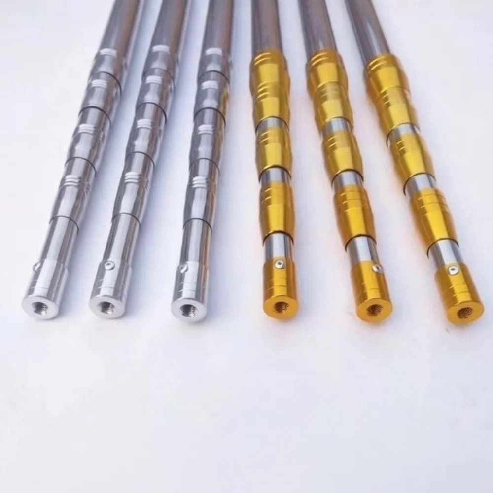 Heavy Duty Stainless Steel Telescopic Rod Retractable Extension Tool Fishing Gear Garden Fruit Picking Device Adjustable