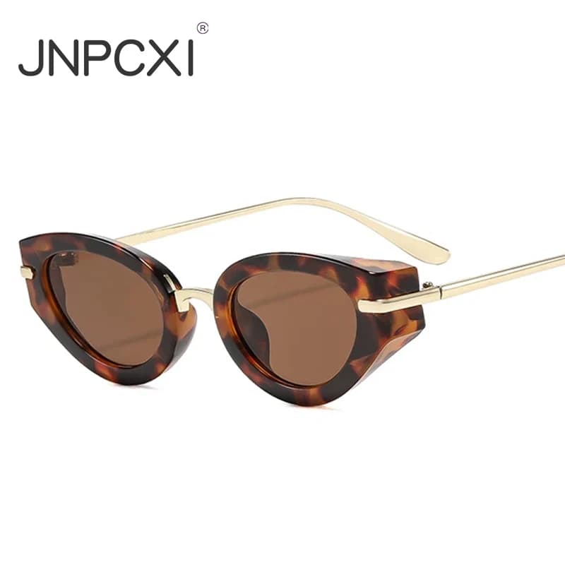 JNPCXI New Fashion Cat Eye Sunglasses Women Shades UV400 Retro Gradient Men Sun Glasses