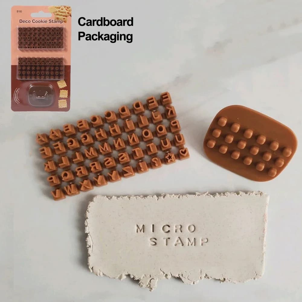 Mini set di timbri alfanumerici argilla polimerica ceramica morbida orecchini francesi fai da te fustelle orecchini gioielli ciondolo creazione di stampi