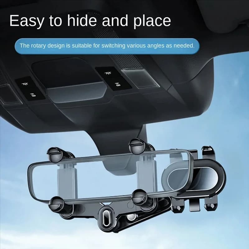 Hot Sale-Universal Support for Phone Car Rearview Mirror 360 Degree Rotation Car Phone Support Dash Cam GPS Bracke Support