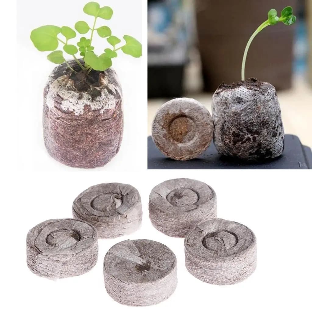 Torba Pellet Blocks for Semina Flower Manual and Garden Growing
