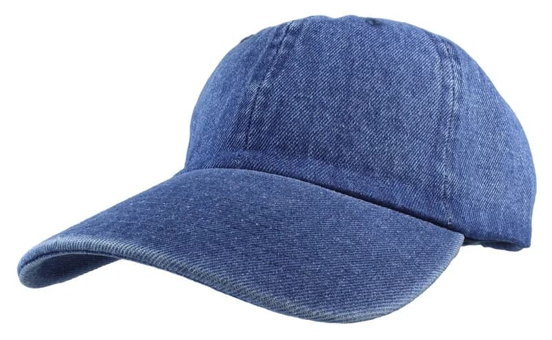 Plain denim Adjustable Baseball Caps Jean Dad Hats Wholesale lot 6-12pcs