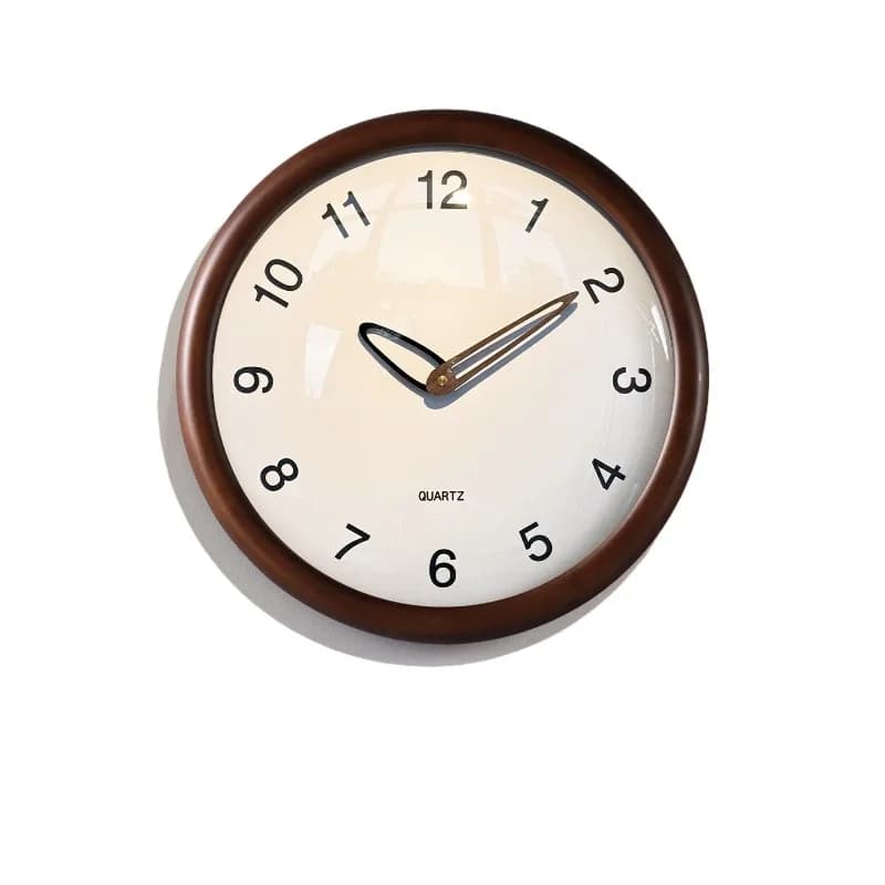 Silent wall clock, living room clock, wall-mounted clock without punching holes