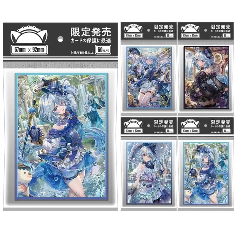 60 pz/borsa Anime Card Sleeves 67x92mm carte da gioco da tavolo Protector Cards Shield Card Cover per carte collezionabili TCG/PKM/MGT