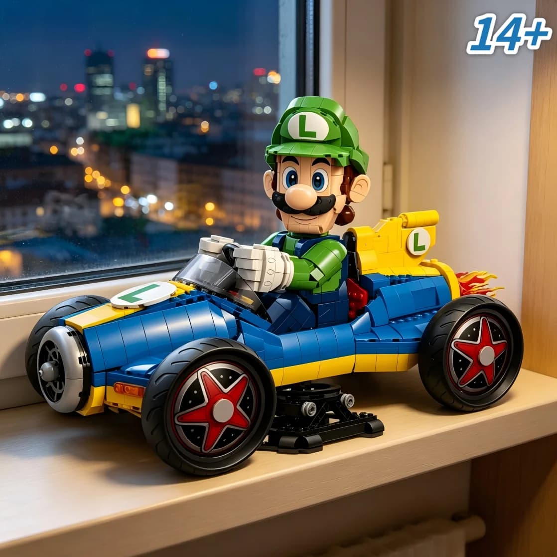 Star Item 72050 2234PCS Creative Speed Racing Kart Building Blocks Stylish Assembly Model Festival Gifts Office Decor