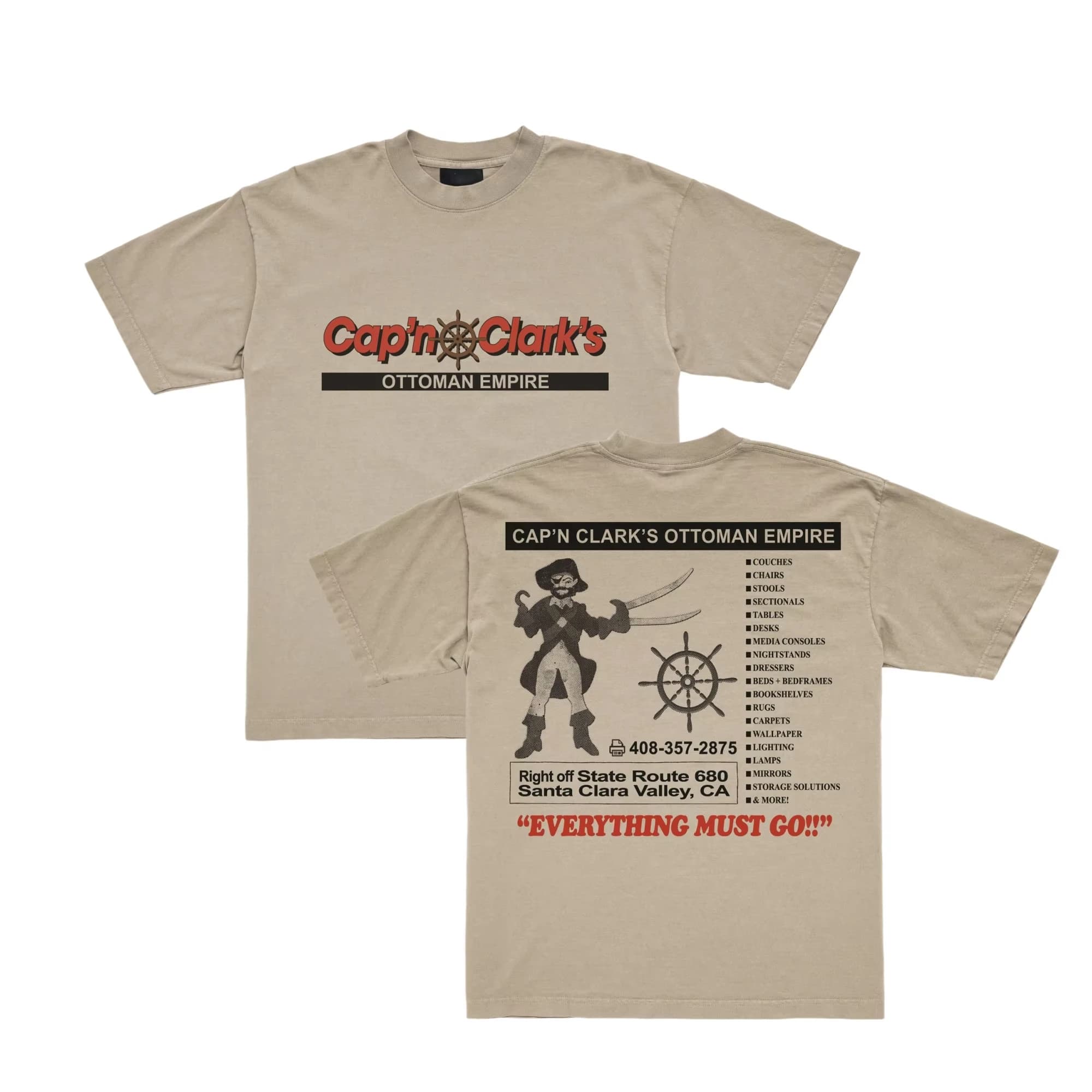 2026 Movie Backrooms - Cap'n Clark's Graphic T Shirt Cotton Unisex Men‘s Women's T-Shirt Y2k Oversiz Comfortable Casual