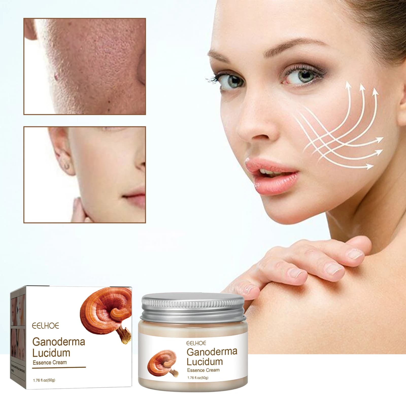 Cream Lighting Essence at Ganoderma – Anti- crochet, lifting effect, bright skin tone