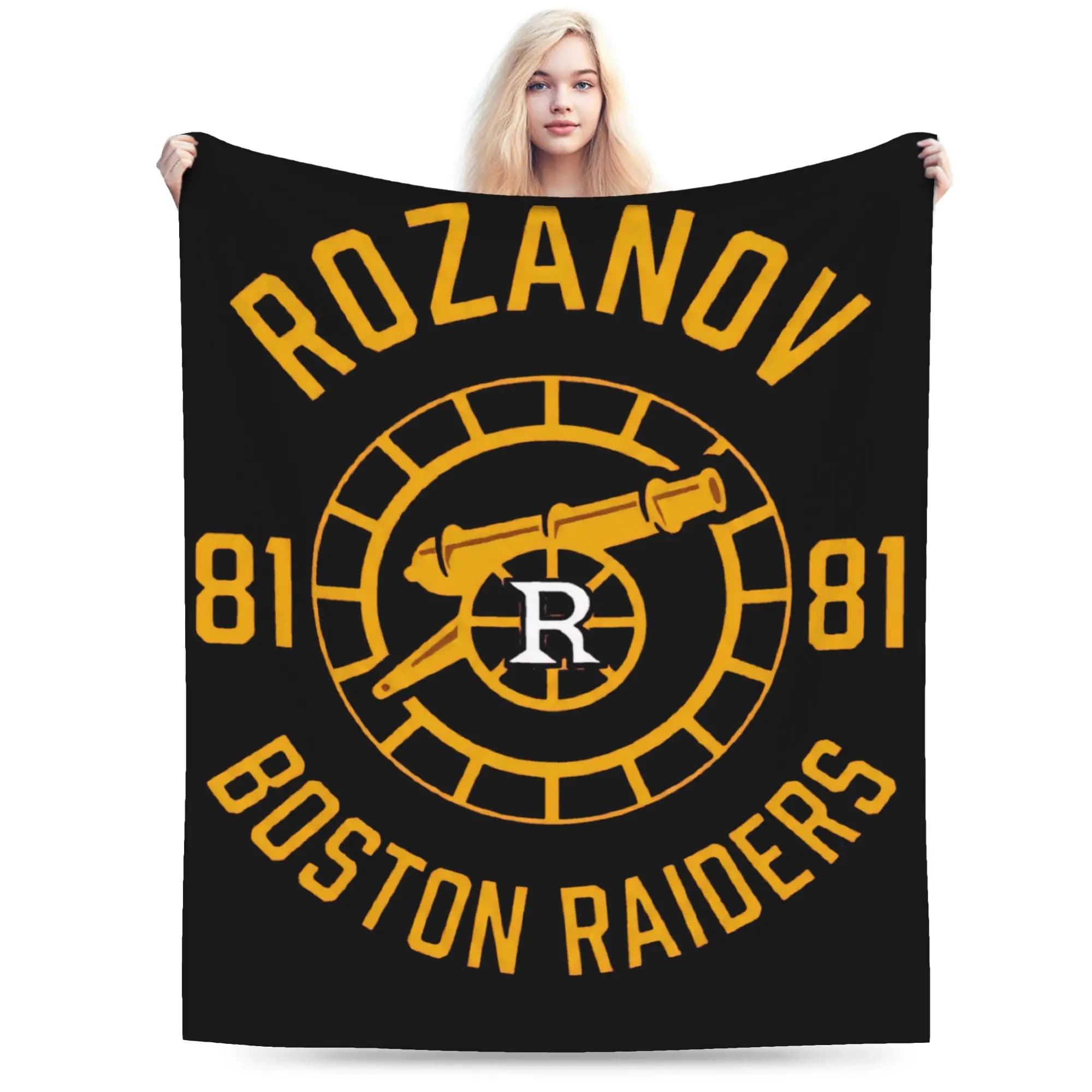 Heated Rivalry Rozanov 81 Boston Raiders Coperta calda e accogliente per divano letto, copriletto da viaggio per ragazze, primavera