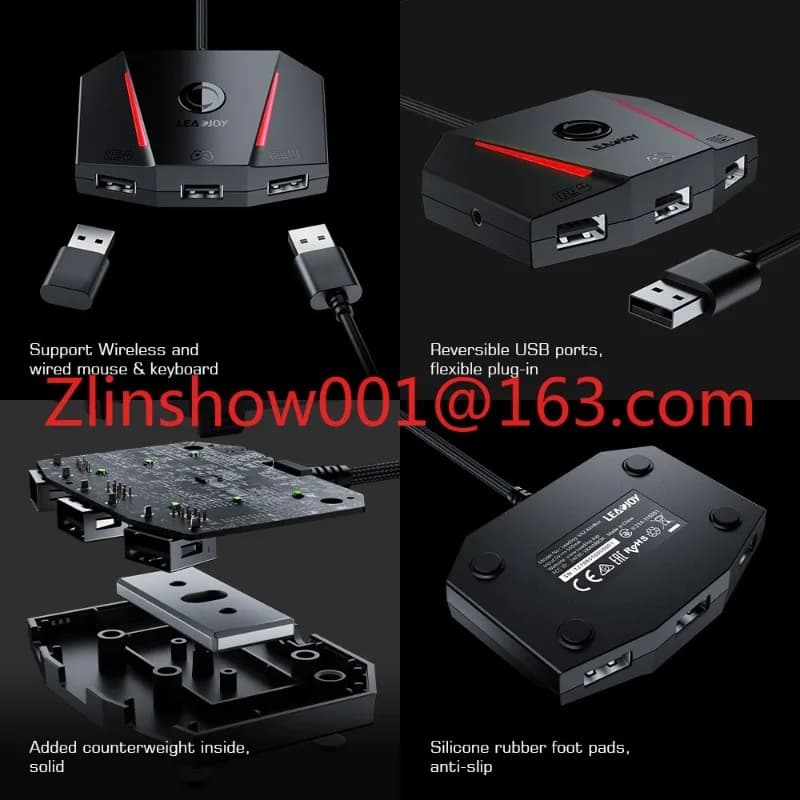 For playstation 5 Accessory GameSir leadjoyVX2 AimBox Adapter for PS4/Xbox One/Switch/Xbox Series X/S