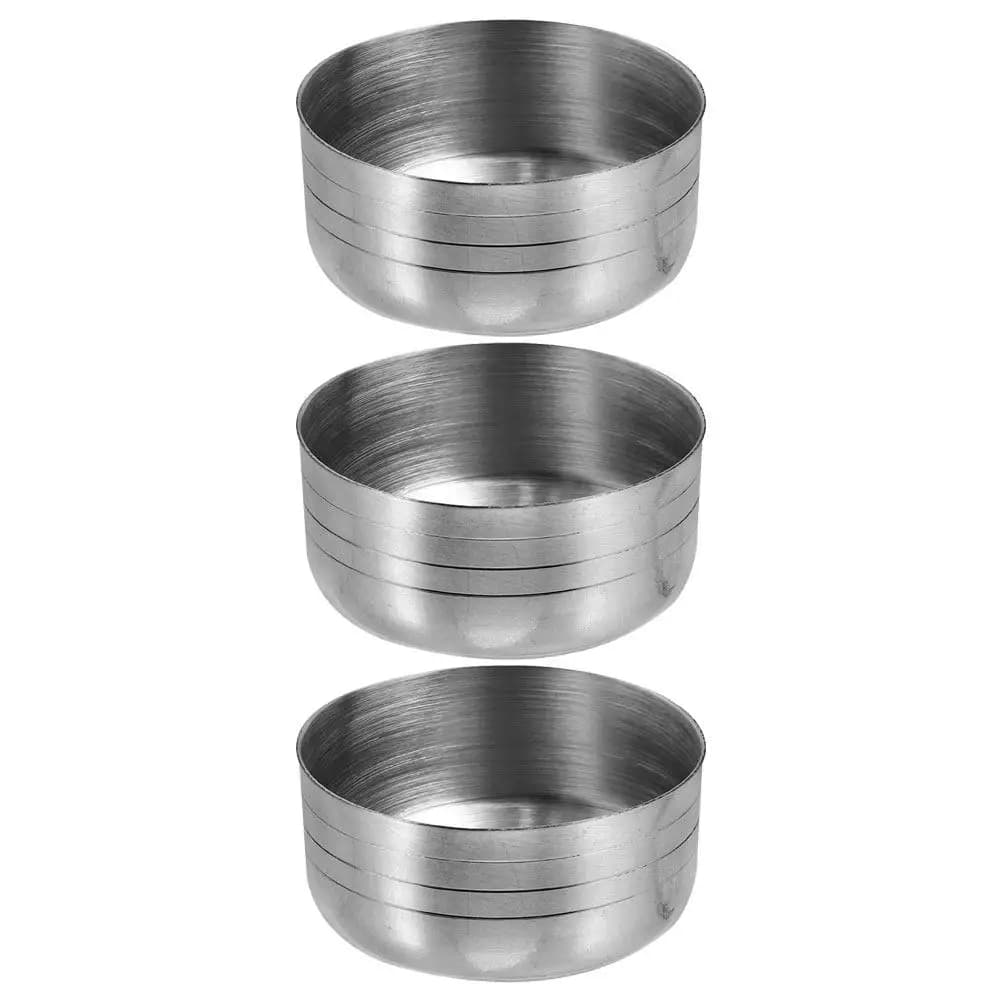 3Pcs Shaker Bottles Replacement Lid Stainless Steel Leakproof Cover for 350Ml Cocktails Bars Milk Shake Accessories