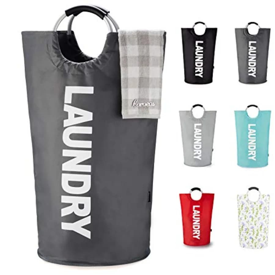 Laundry Basket 13 Colors,Waterproof Laundry Hamper, Laundry Bag with Padded Handles, Clothes Hamper, Collapsible Laundry Basket