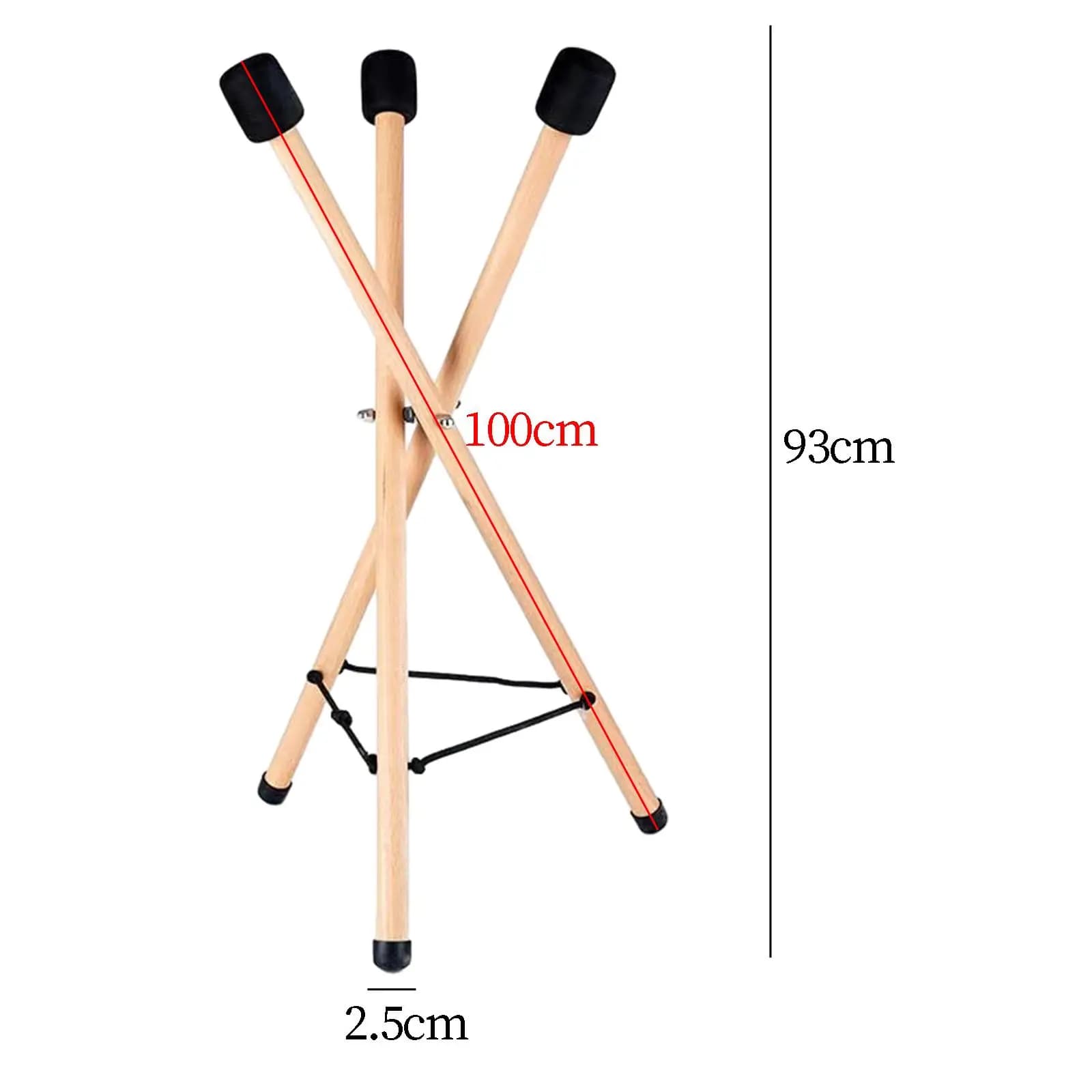 93cm Height with Top Rubber Pad Steel Drum Holder for Yoga Celebrations Family