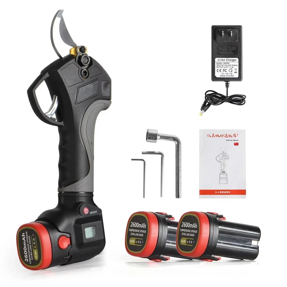 Electric Hoses for Wireless Power, Cutting Diameter 32MM, Brushless Motor 16.8V 2.6ah, SK5 Blade, Battery Powered
