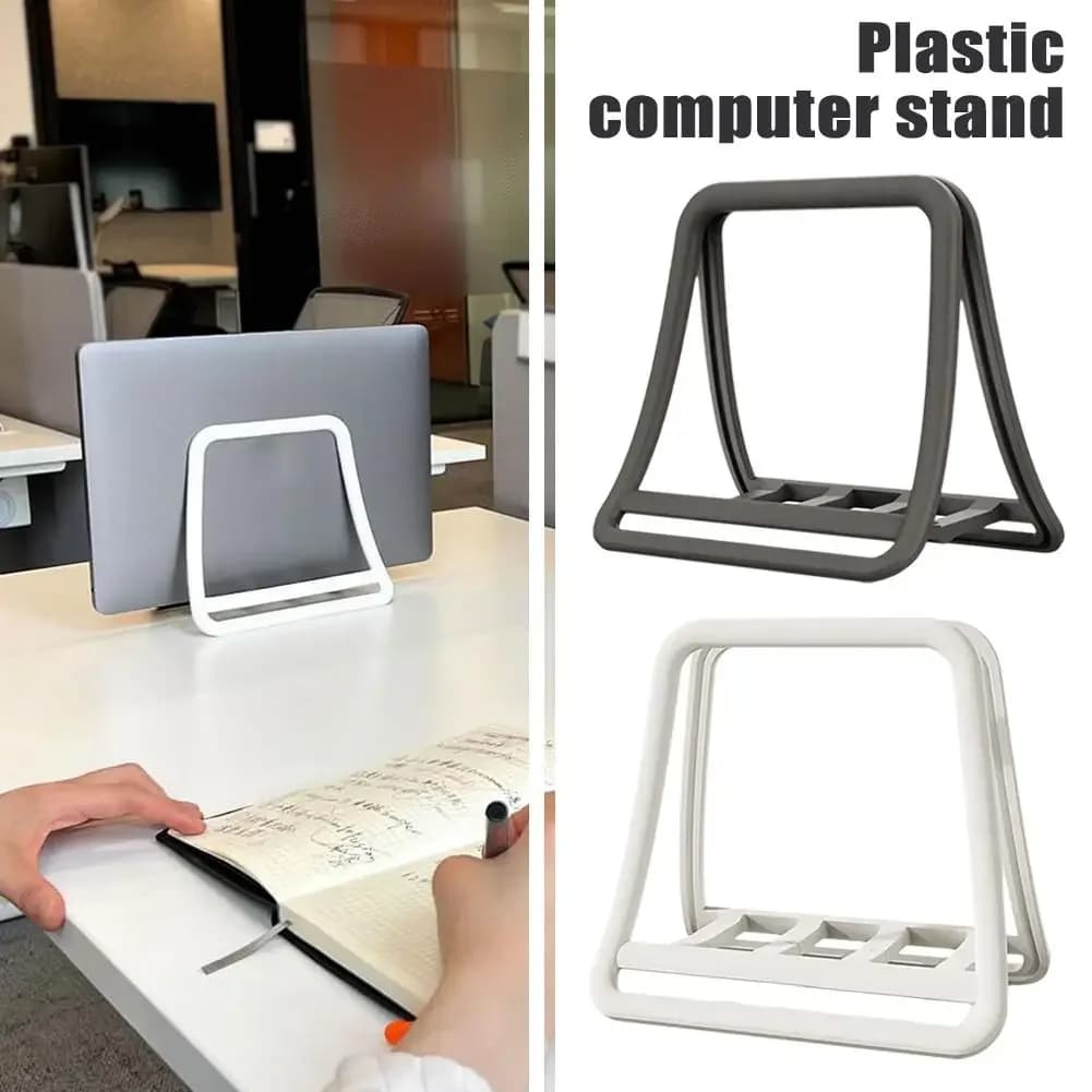 Supporto per laptop verticale universale Supporto per laptop con staffa da tavolo resistente ai graffi in plastica ABS per supporto tablet MacBook Air IPad