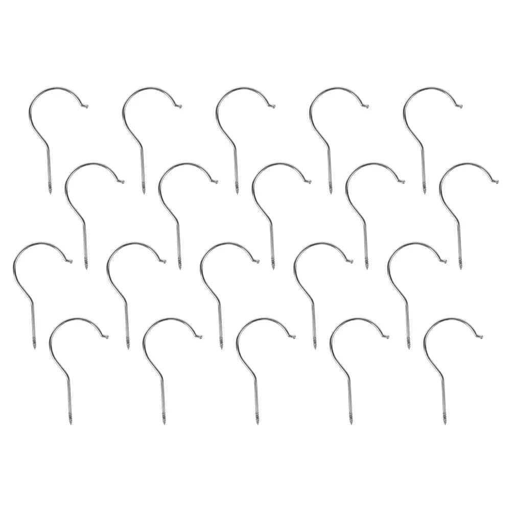 20Pcs Plastic Pants Hanger Clips Universal Thickened Hooks Clothes Hook Replacement Non-Slip for Store Display Home Use