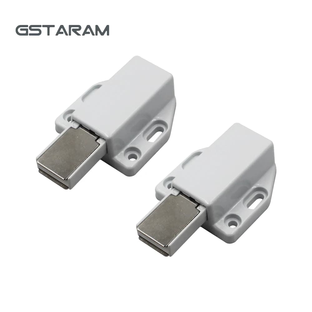Tappo per porta dell'armadio da cucina piccolo a testa singola chiusura a doppia testa chiusura ammortizzata magnetica Push To Open Touch buffer per serrande