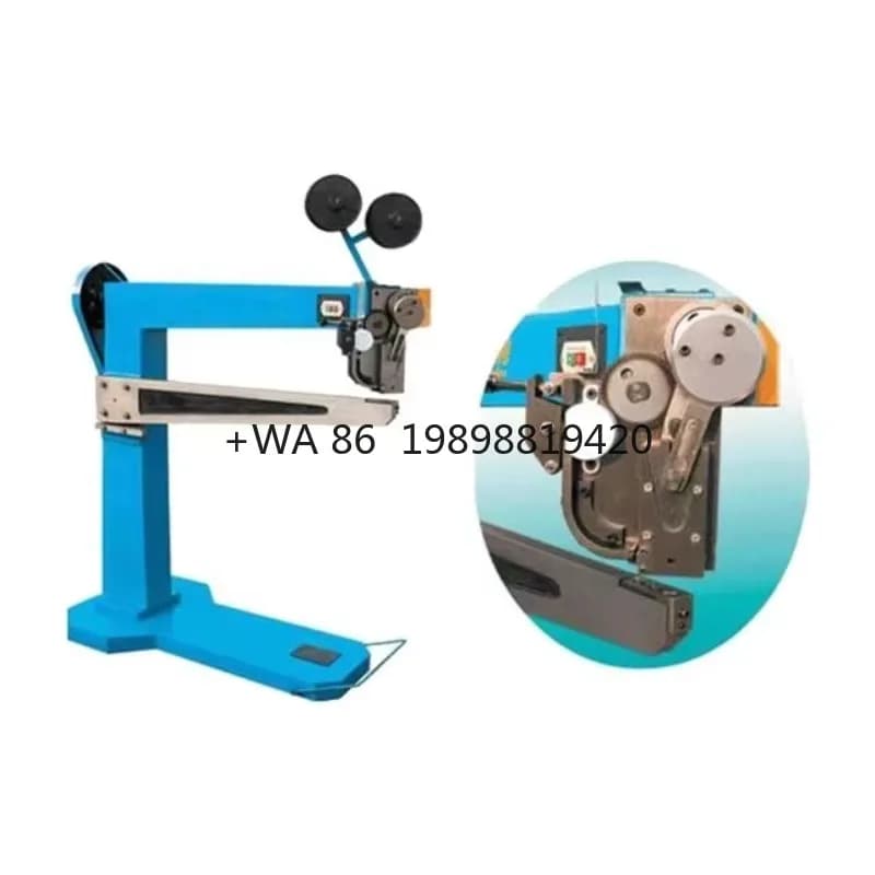 Duty Cucitrice Manuale Scatola di cartone Stitcher Macchina Prezzo economico di fabbrica Alimentazione manuale Pesante