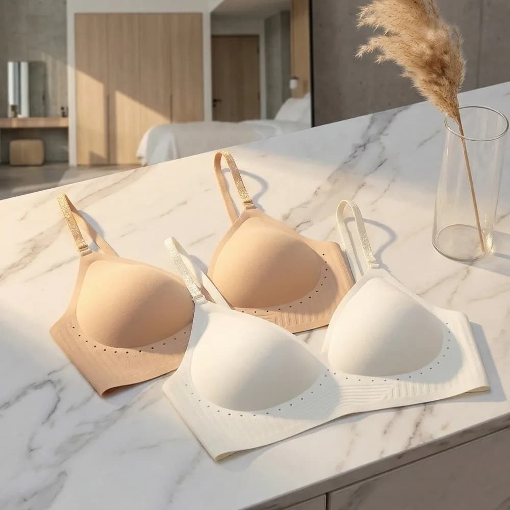 Reggiseno push-up invisibile a V profondo, senza ferretto, anti-shock, senza schienale, con supporto a halter, intimo da donna, reggiseno a U grande da donna