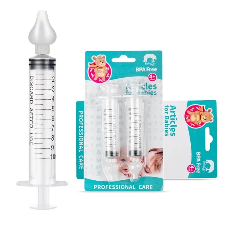 Colorato Casa NeedleTube Aspiratore Nasale Bambino Infantile Bambini Naso Snot Booger Irrigatore MucusSnivel Cleaner Rinite Siringa Rondella
