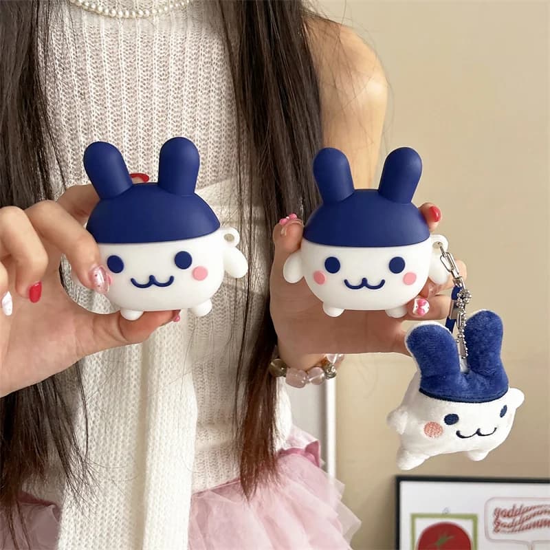 Custodia per cuffie Kawaii Cartoon per Apple Airpods 4 3 2 Pro Custodie per cuffie con ciondolo in peluche Custodia per auricolari per Airpod Pro3