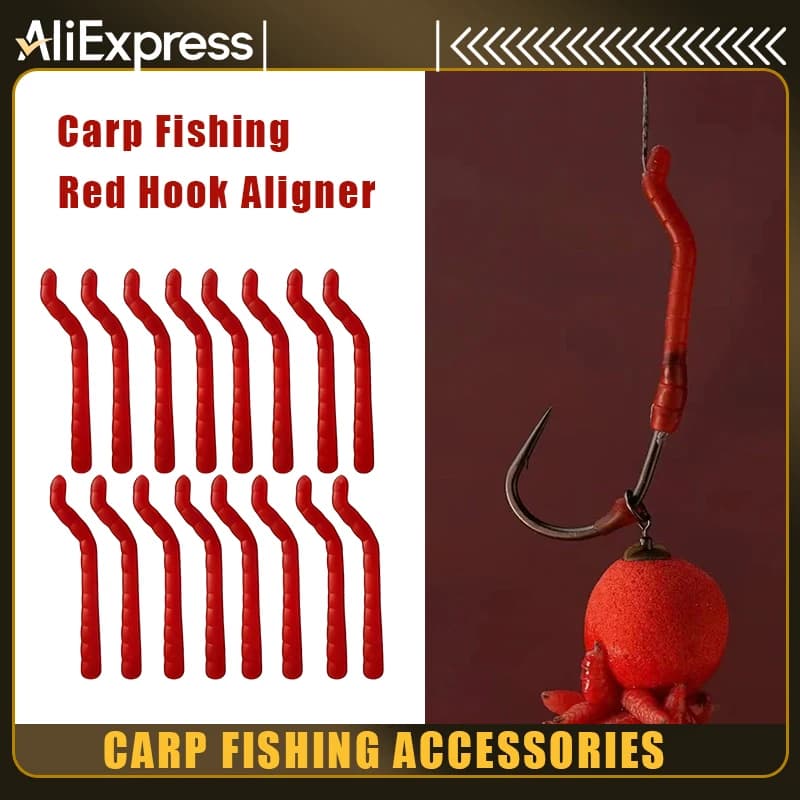 YOTO Kickers for carp fishing hook with simulated soft baits of blood kiss - Accessories for freshwater fishing bait