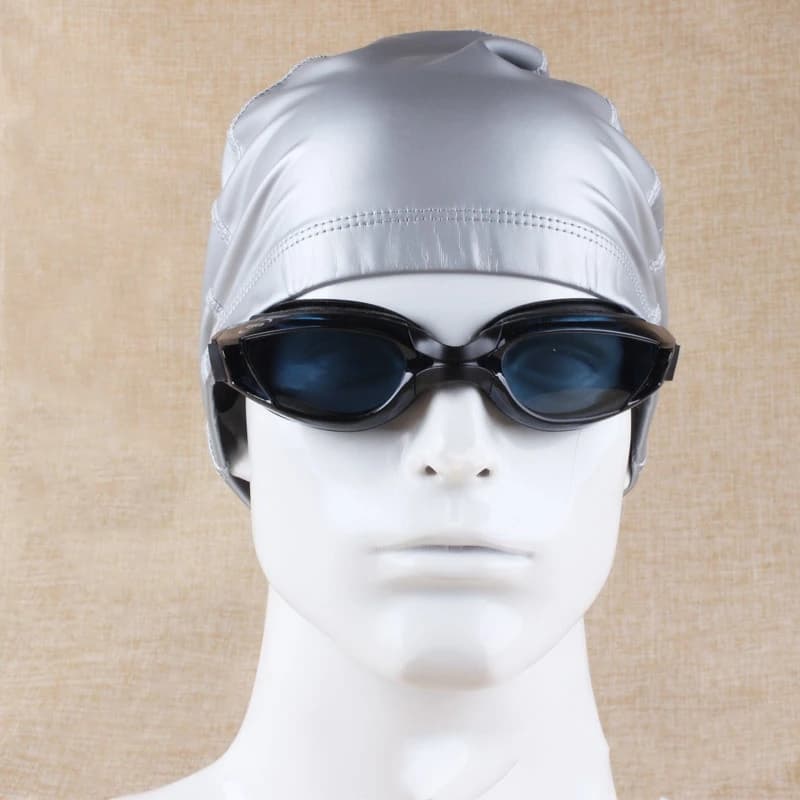 Nuovi Cappelli da Nuoto Impermeabili in Tessuto PU, Proteggono le Orecchie, per Capelli Lunghi, Taglie Grandi, per Uomini e Donne, Sport Acquatici e Piscina