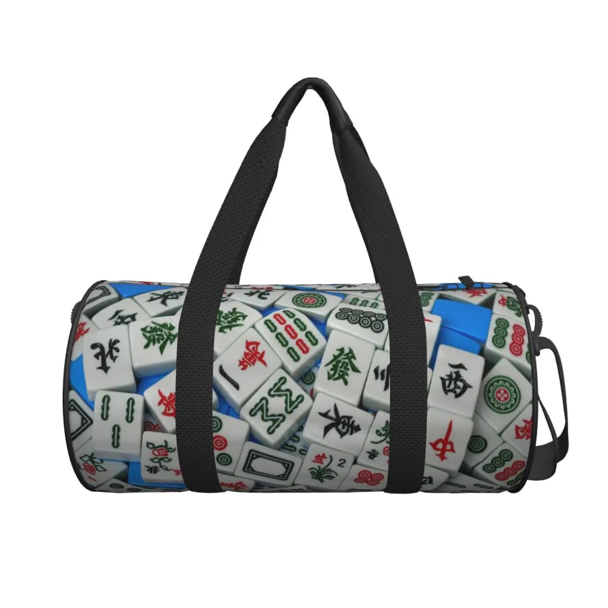 Mahjong Tile Pattern 5 Borsone grande da palestra Borsone multifunzionale Borse da viaggio Borse Borsa fitness