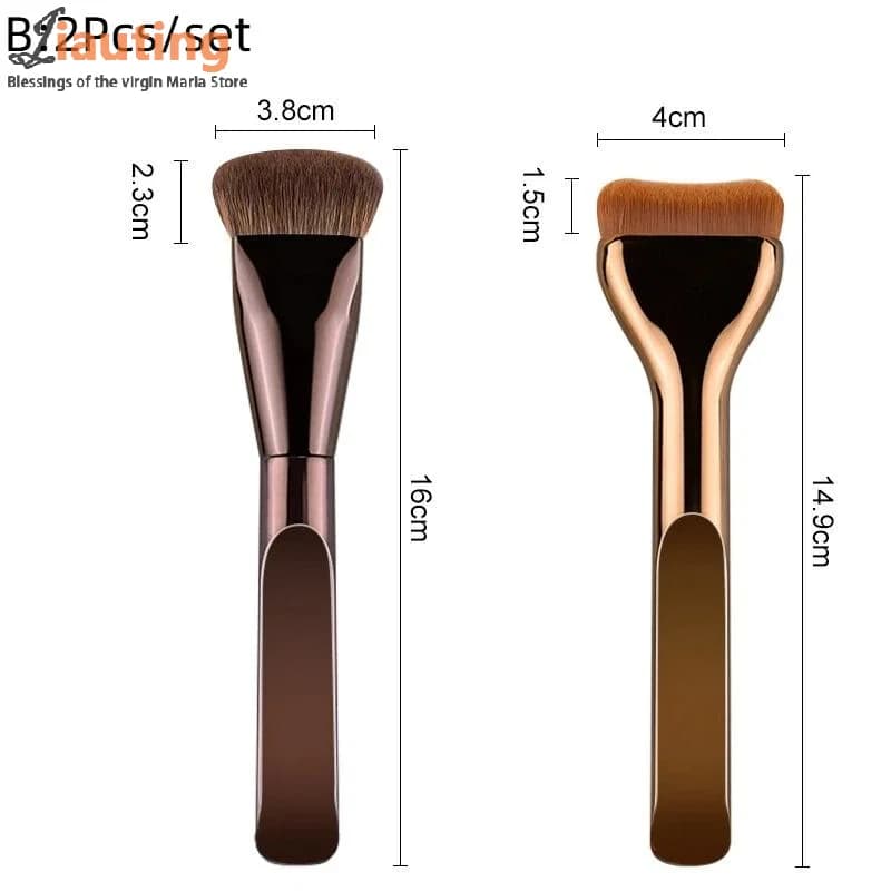Ultra Thin Bottom Brush Drawing Brush Synthetic Setole Precision Application for Liquid Cream No Strips All Skin Types