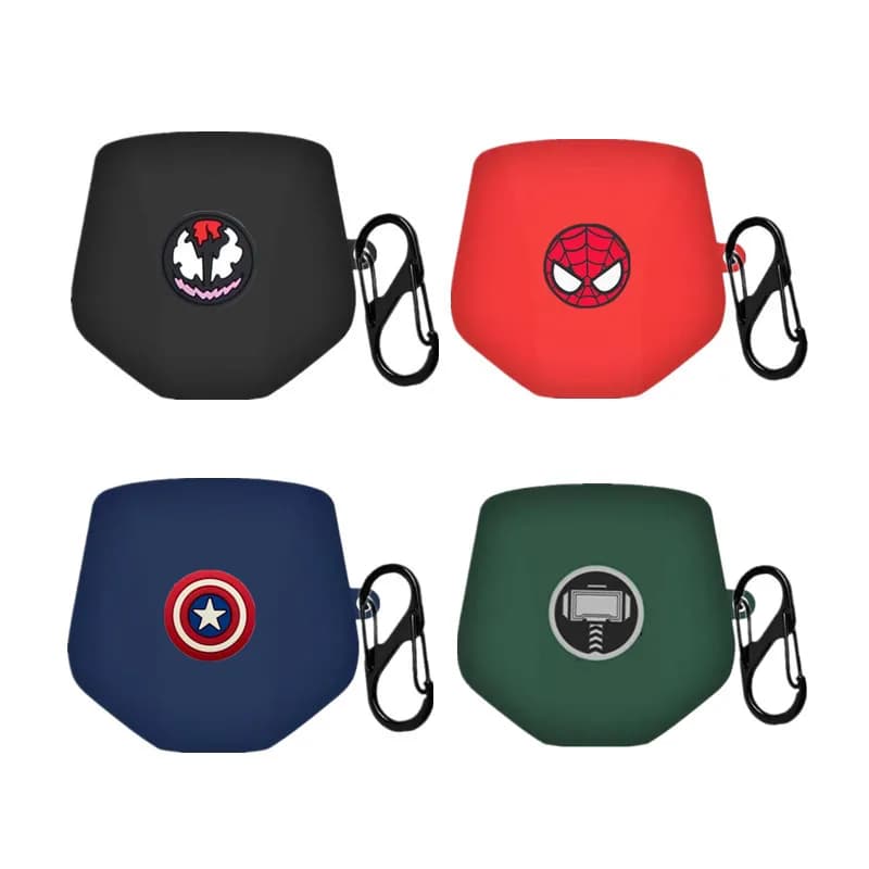Custodia per auricolari Beast Kingdom Marvel per Lenovo GM2 Pro Custodia protettiva per auricolari Bluetooth wireless in silicone per cartoni animati con gancio