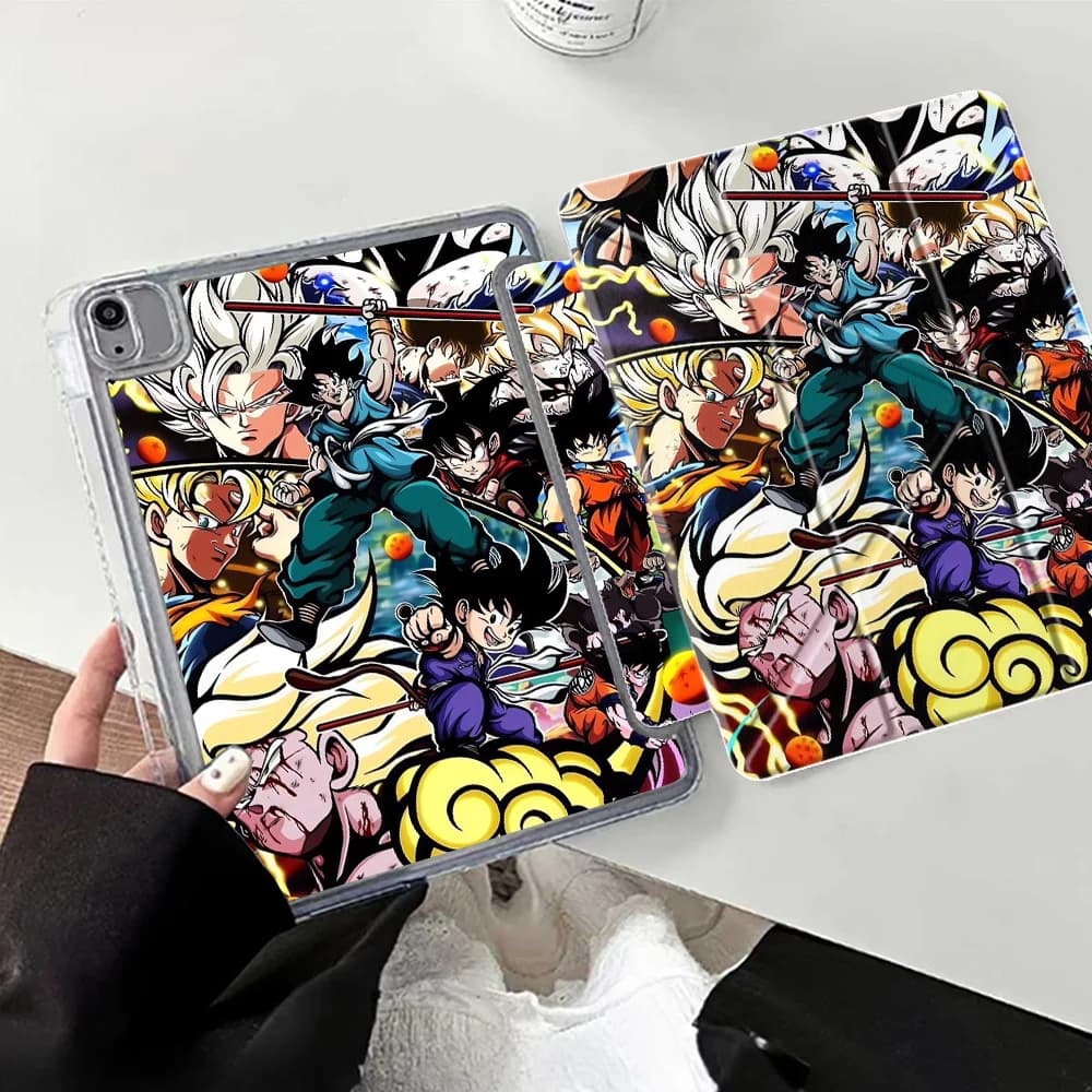 Anime Goku VS Piccolo Tablet Case For iPad 10th Gen Pro 13 2025 2026 Air 8 M2 M3 3 12th 9th Mini 7 6 5 11th With Pen Slot Cover