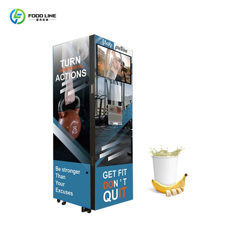 Automatic distributor of protein and coffee powder Automatic distributor of proteins