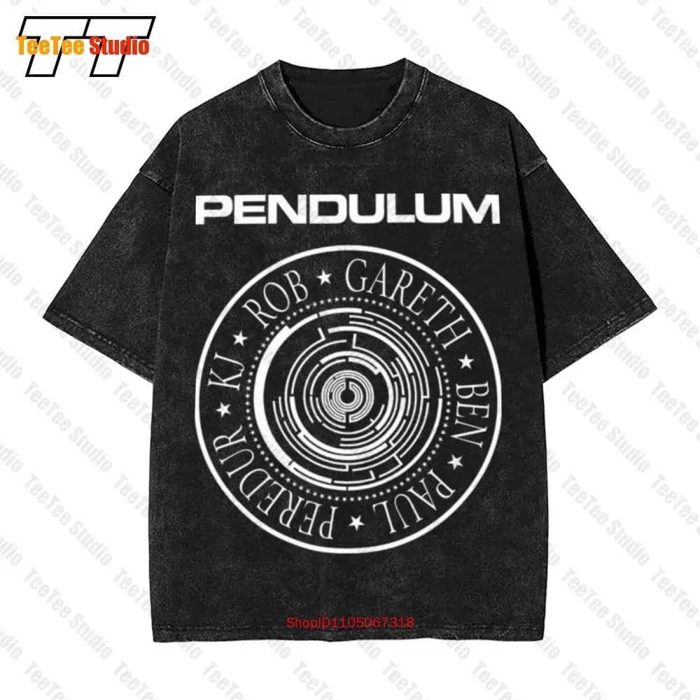 Pendulum Electronic Rock Band Music Tour 2019 T-shirt vintage oversize MTZA