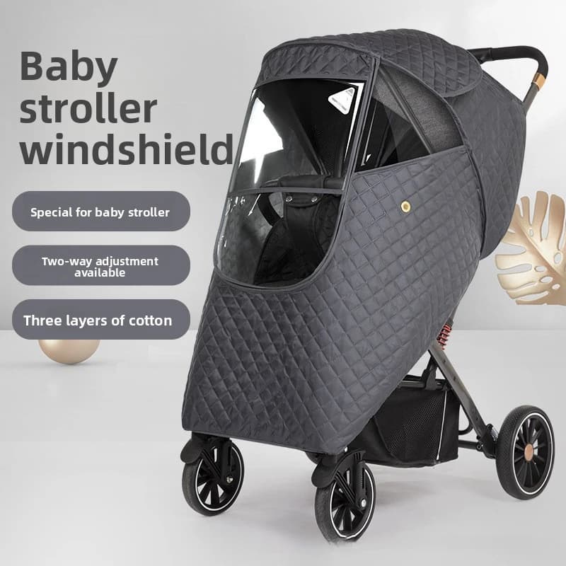 Universale impermeabile invernale addensare copertura antipioggia passeggini impermeabile copertura completa protezione antivento antipolvere per accessori passeggino