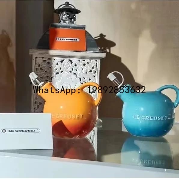Set regalo di due pezzi di vasetti per condimenti in ceramica colorati e creativi, ideali per la cucina e la casa.