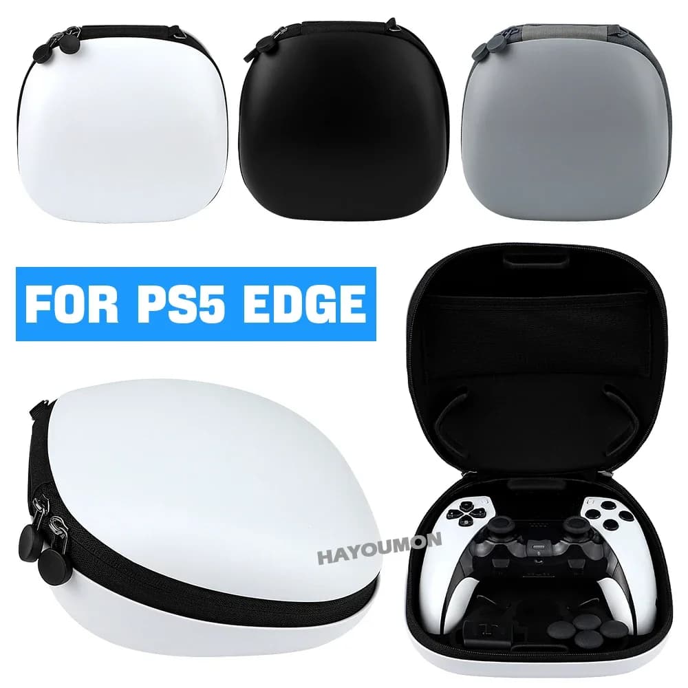 Nuova Borsa 2026 per Console di Gioco PS5 Edge, Custodia Rigida per Controller e Accessori, Organizer da Viaggio, Valigia per il Trasporto