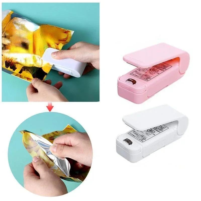 Mini multifunction sealing machine for plastic bags, machine to seal the closed bag to maintain fresh sealing, food snacks, cozinha kitchen tool