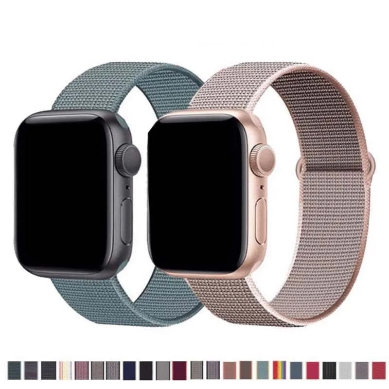 Strap For Apple watch band 45/41/49/44/40/42/38mm Nylon smartwatch belt bracelet correa iwatch series ultra 1 2 9 8 7 6 se 5 4 3