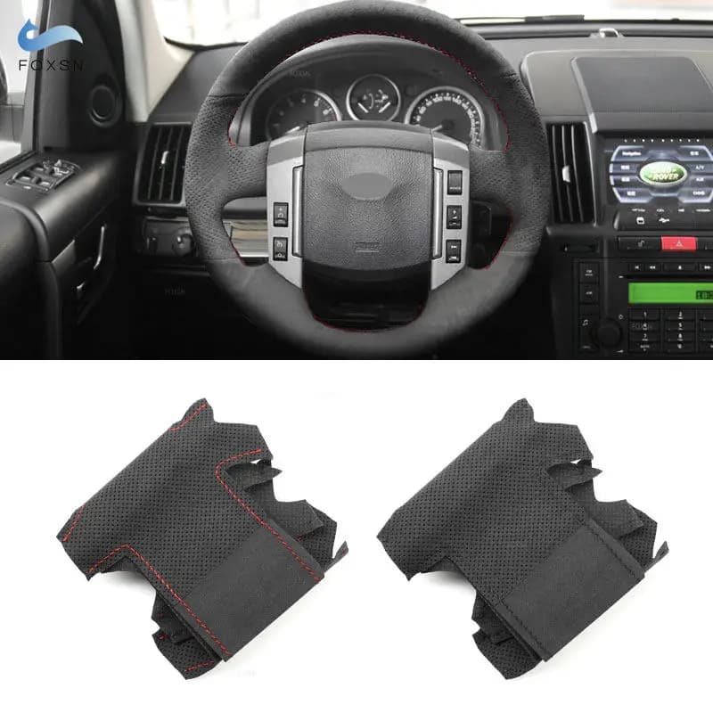 For Land Rover Freelander 2 2007 2008 2009 2010 2011 2012 Cucito A Mano Leather Scamosciata Interior Auto Flying Cover Trim