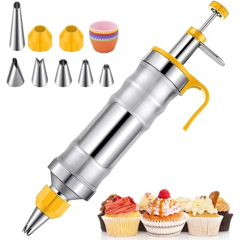 Set di decorazioni per dessert Strumento per decorare torte in acciaio inossidabile