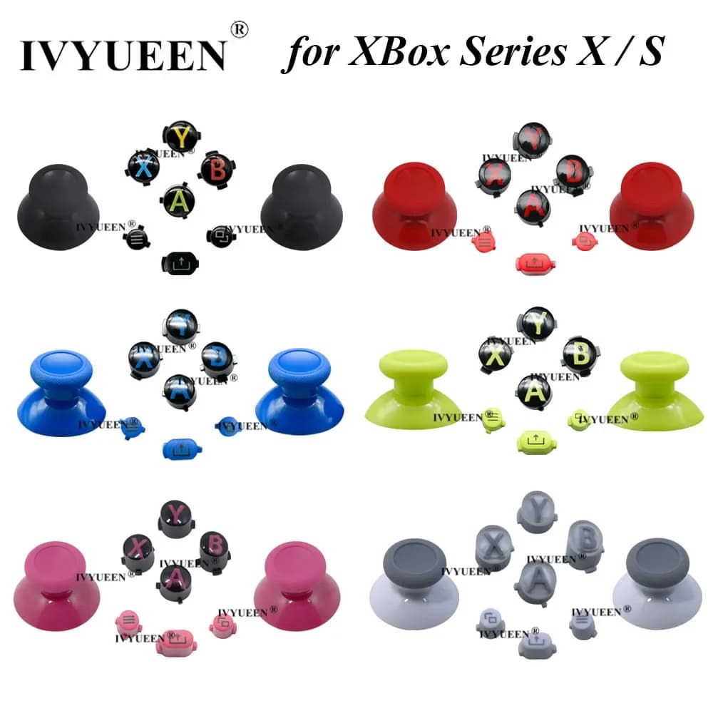 IVYUEEN per XBox Serie XS Core Controller Thumbsticks ABXY Visualizza menu Condividi pulsanti Mod Kit Sostituzione Gamepad Parti di riparazione
