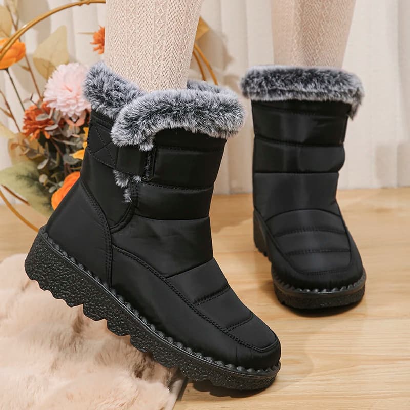 2024 Waterproof Snow Boots for Women Winter Shoes Women's Women's Women's Women's Plus Size Anti-slip Warm Cotton Botas Mujer