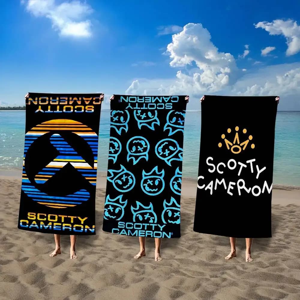 Golf S-scotty C-camerons Anime Anime Spiaggia Asciugamano da nuoto Morbido assorbente Panno per il viso Regali per bambini Per i bambini Viaggi Campeggio Palestra