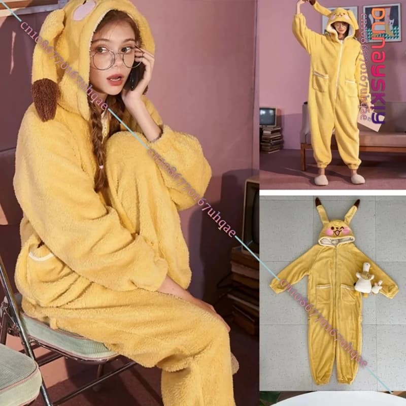 SAIKOU*/Pigiama Anime Gatto Eevee per Adulti, Costume Cosplay di Halloween, 7 Stili KAWAII, Tuta Unisex per Halloween