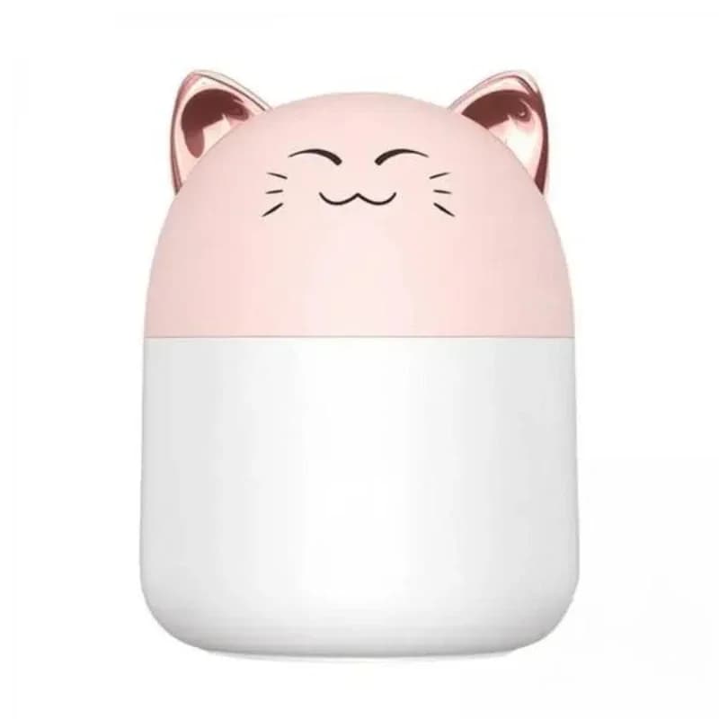 Umidificatore per gatti | Diffusore di aromi USB e luce notturna | Mini idratante wireless per camera da letto/auto/ufficio | Simpatica idea regalo